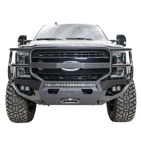 Fab Fours 17-C F250/F350 SD MATRIX FRONT BUMPER W/ FULL GRILL GUARD ACC COMPATIBLE FS17-X4160-1